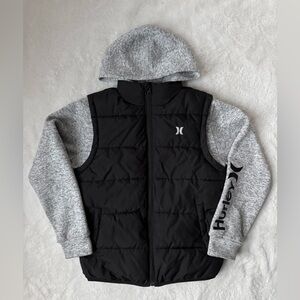 Hurley Kids’ Contrast Twofer Puffer Jacket